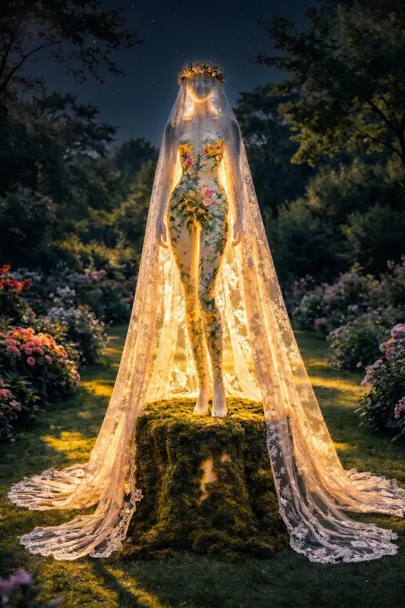Veil woman
